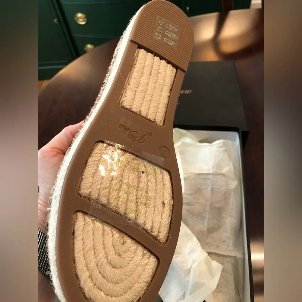 J. Crew Canvas Lace-up Espadrilles NWT